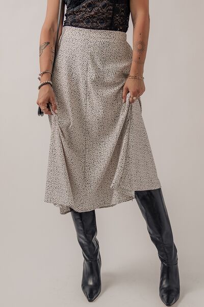 High Rise Speckle Skirt