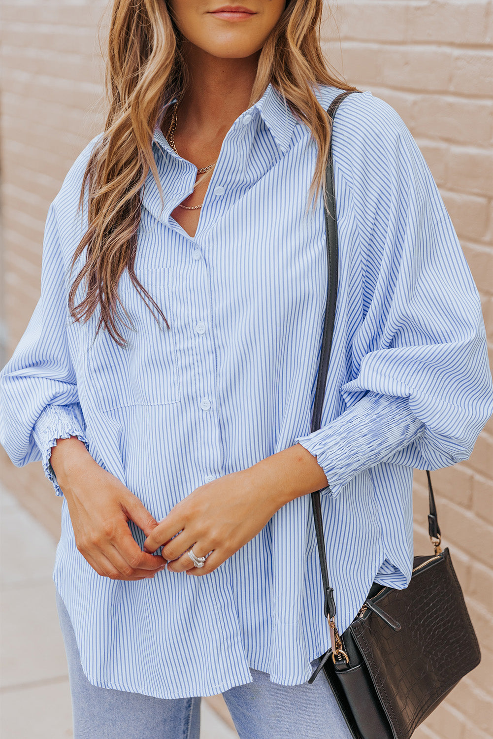 Baby Blue Collared Shirt