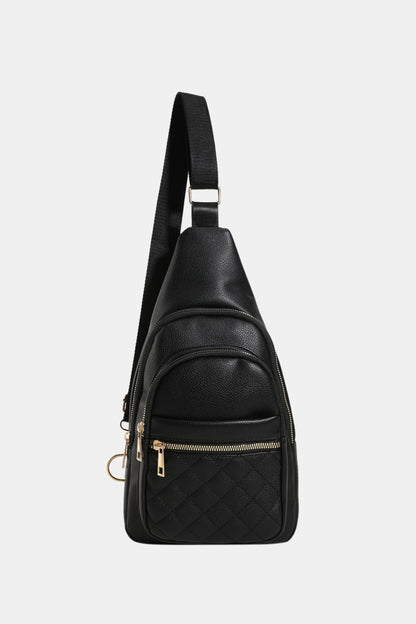 Midi Textured Sling Bag