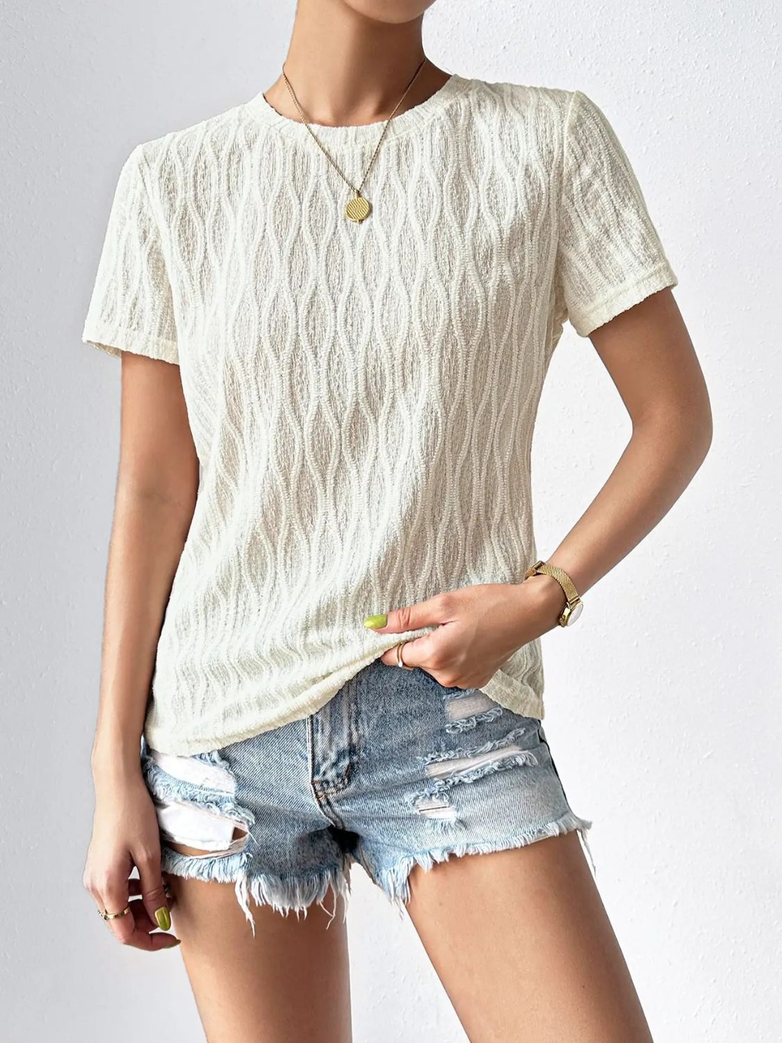 Textured T-Shirt