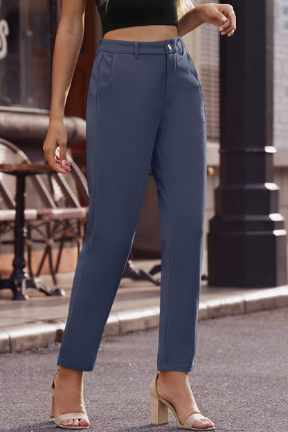 Straight Leg Ankle Length Pants