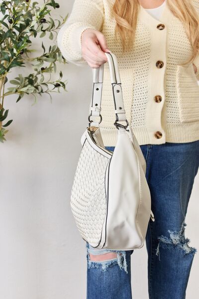 Woven Maxi Shoulder Bag