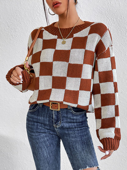 Checkered Sweater