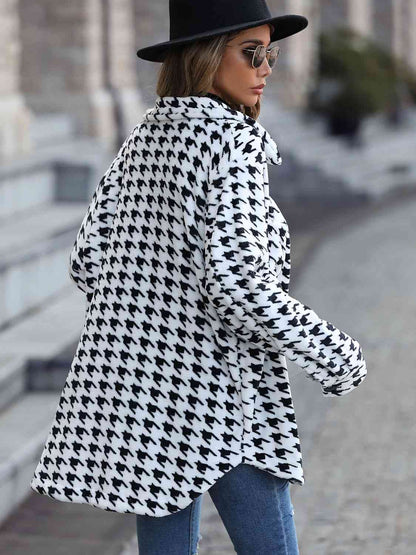 Houndstooth Button Down Jacket 2.0