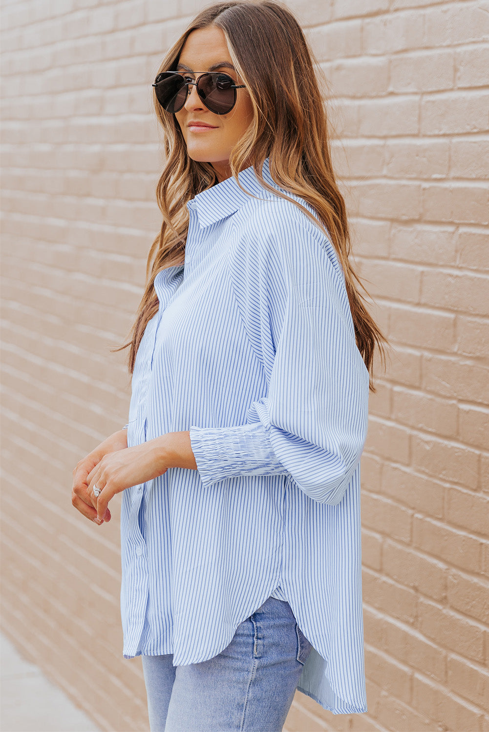 Baby Blue Collared Shirt