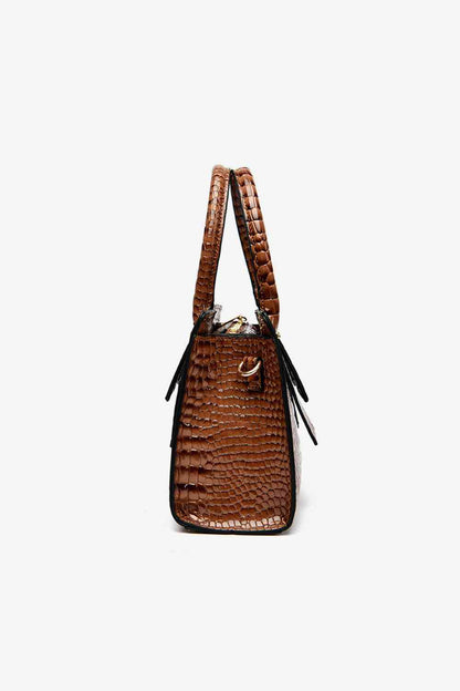 Croco Textured Tote Bag 2.0