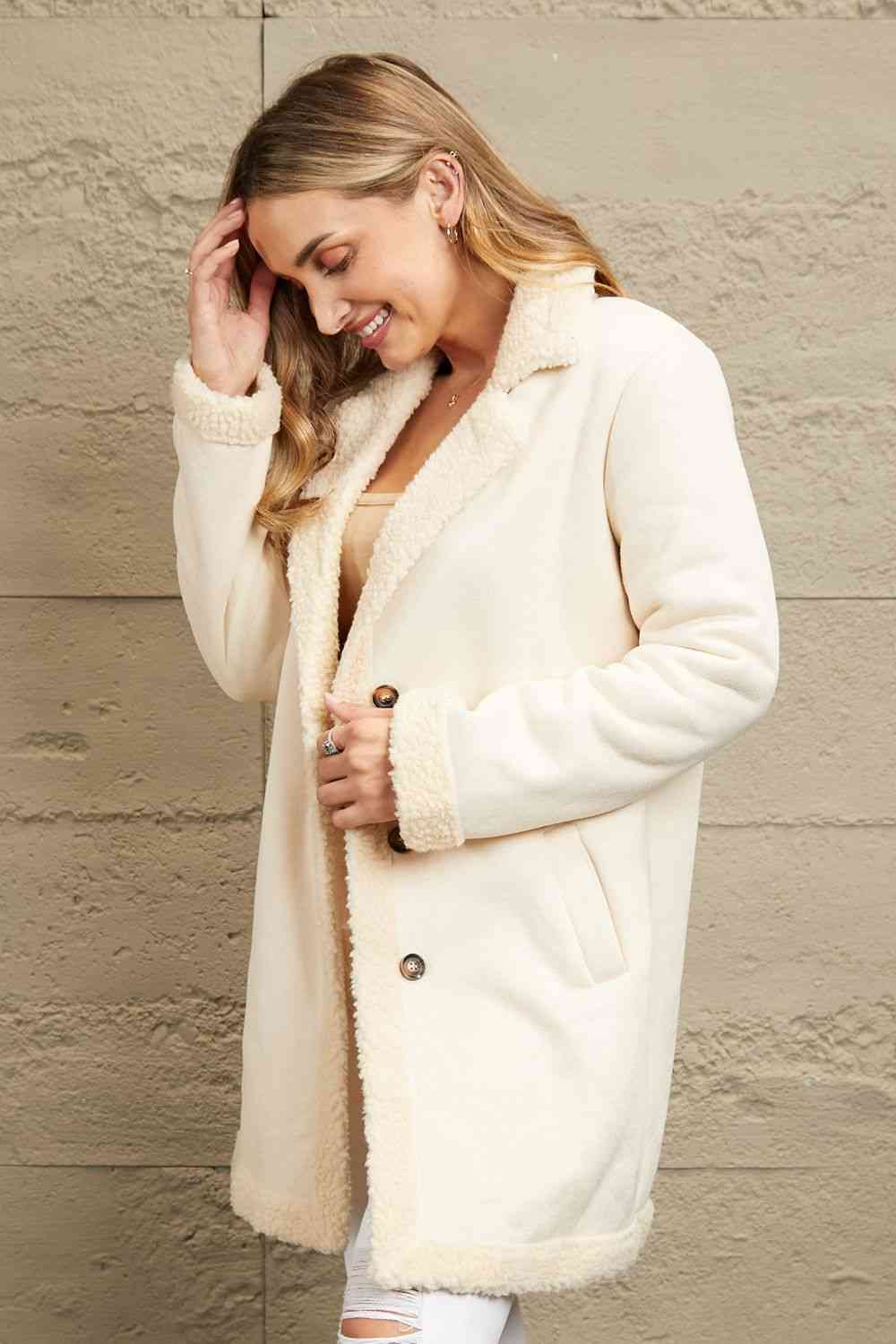 Longline Teddy Coat