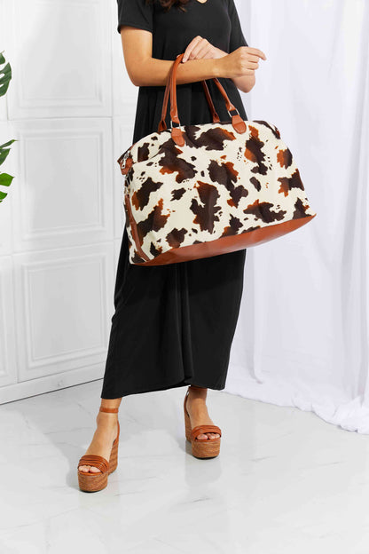 Cow Print Maxi Tote Bag