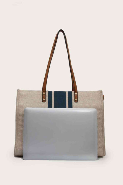 Classic Striped Tote Bag