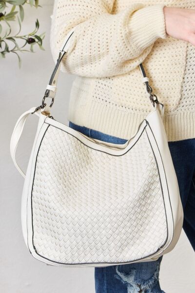 Woven Maxi Shoulder Bag