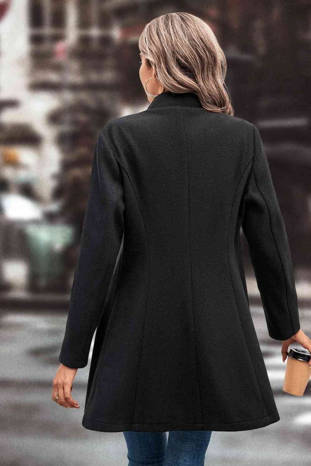 Lapel Triple Button Coat