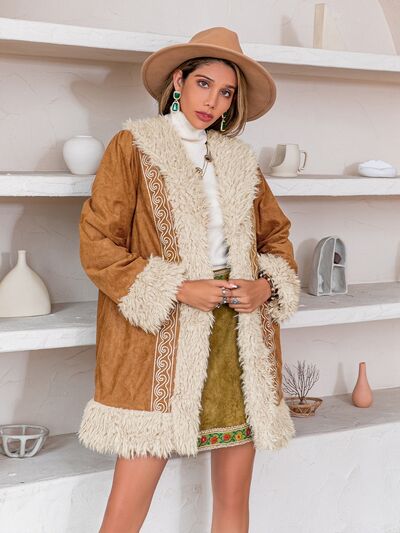 Faux Fur 70s Coat