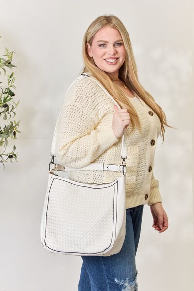 Woven Maxi Shoulder Bag