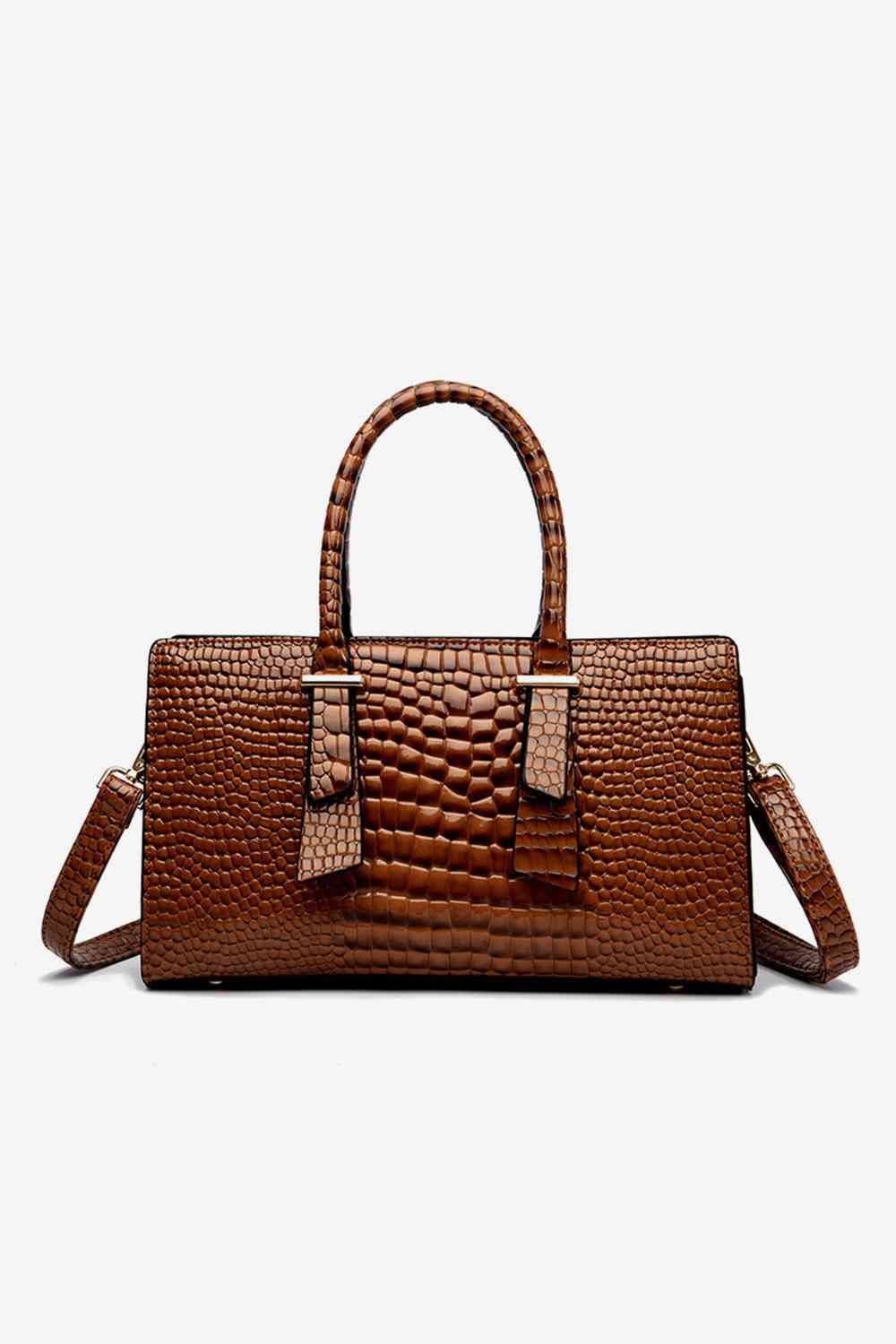 Croco Textured Tote Bag 2.0