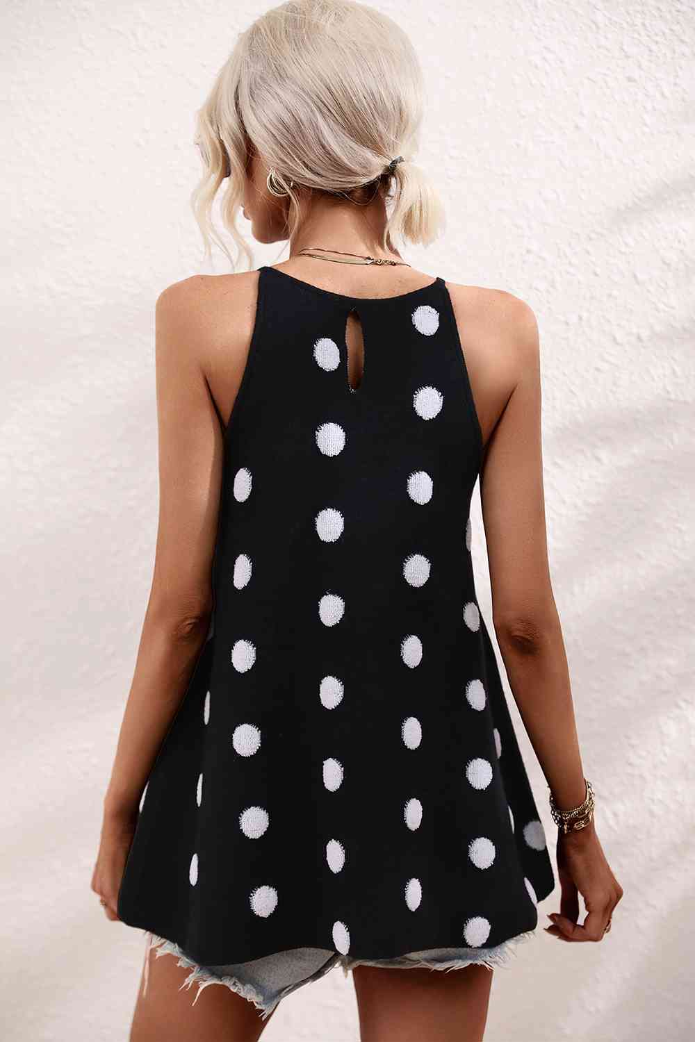 Polka Dot Knit Tank