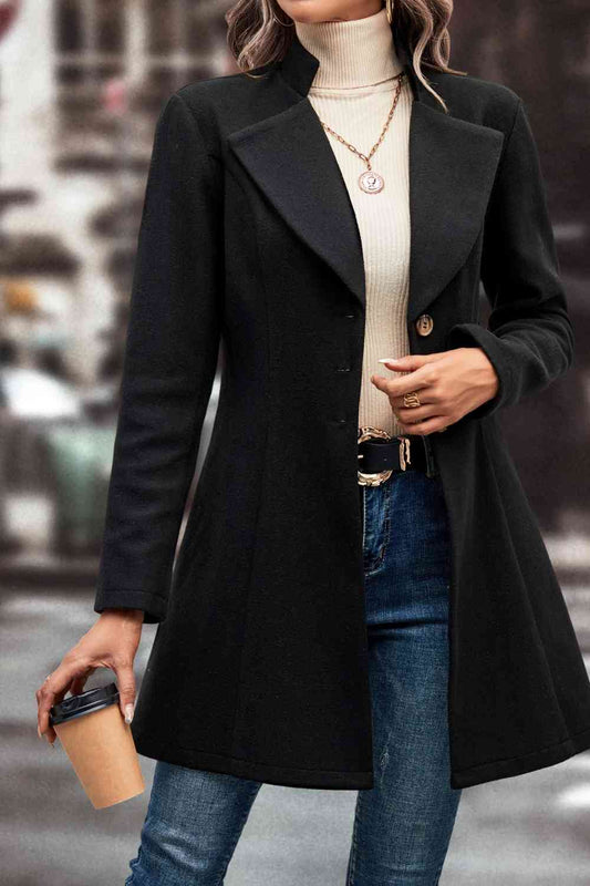 Lapel Triple Button Coat