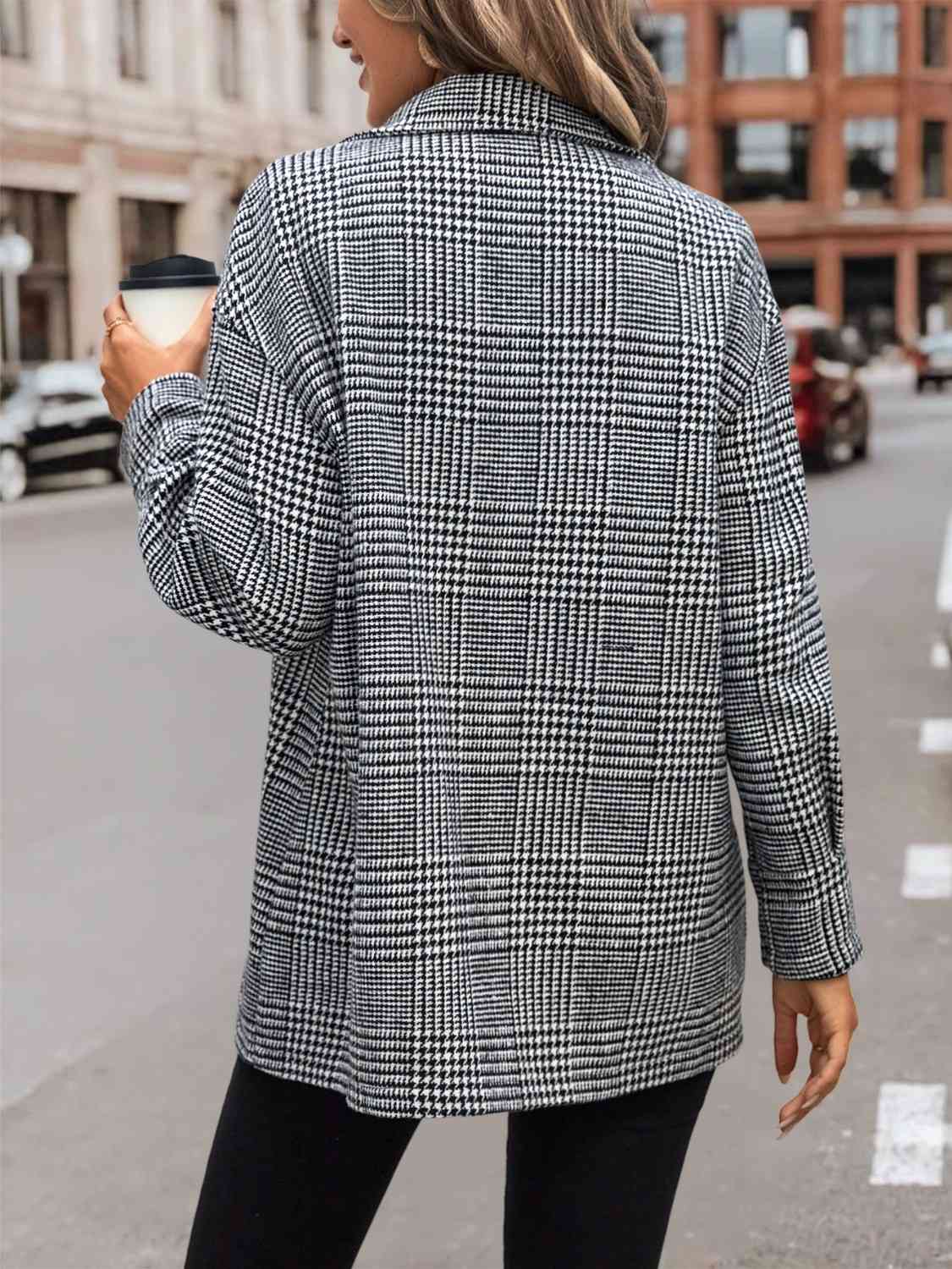 Houndstooth Button Down Jacket 1.0