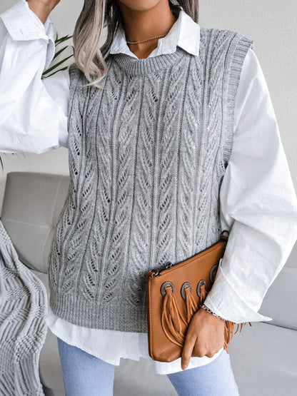 Openwork Sweater Vest 2.0