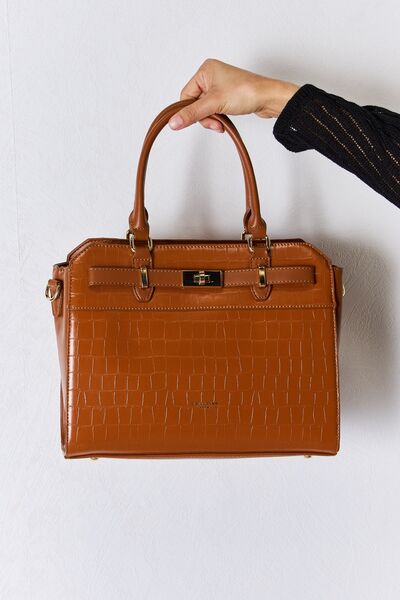 Croco Textured Tote Bag 1.0