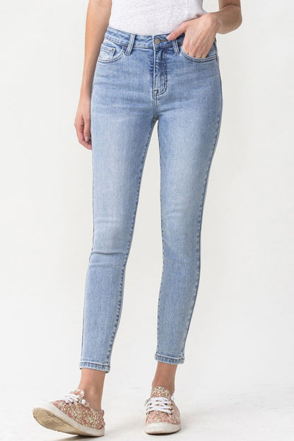 High Rise Skinny Cropped Jeans