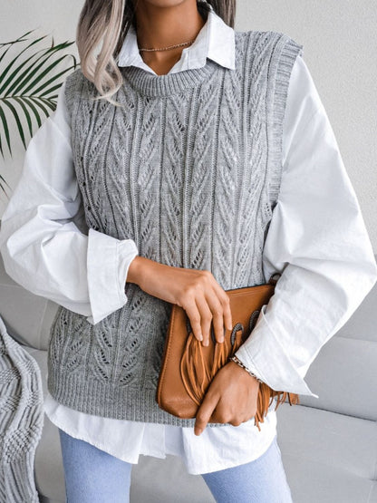 Openwork Sweater Vest 2.0