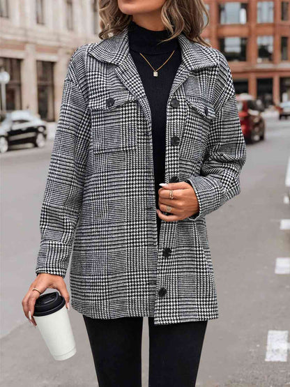 Houndstooth Button Down Jacket 1.0