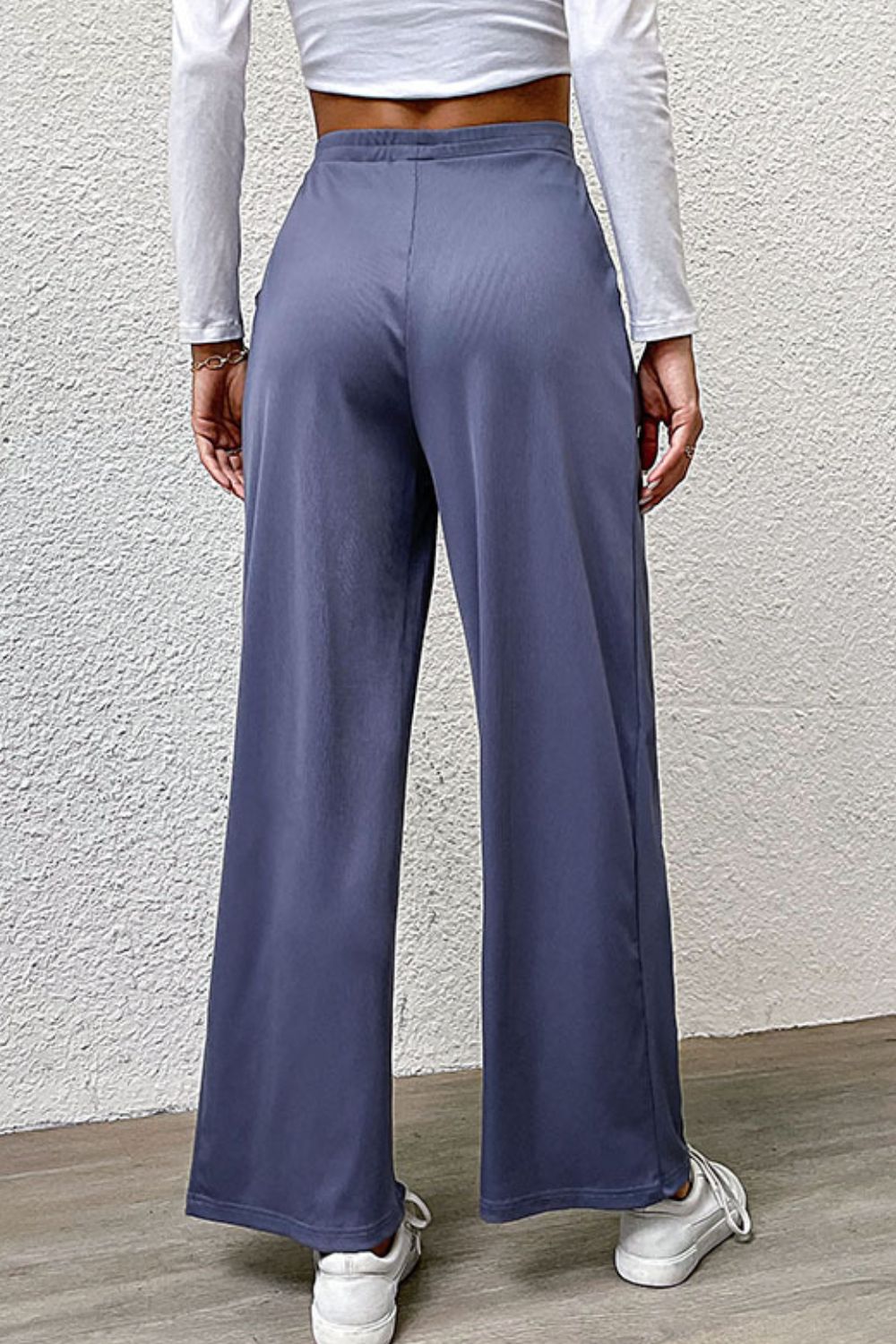 Pleated Wide Leg Pants