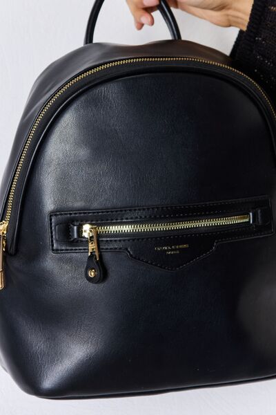 Classic Midi Pleather Backpack