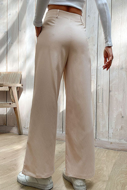 High Rise Wide Leg Pants