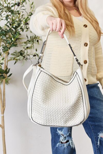 Woven Maxi Shoulder Bag