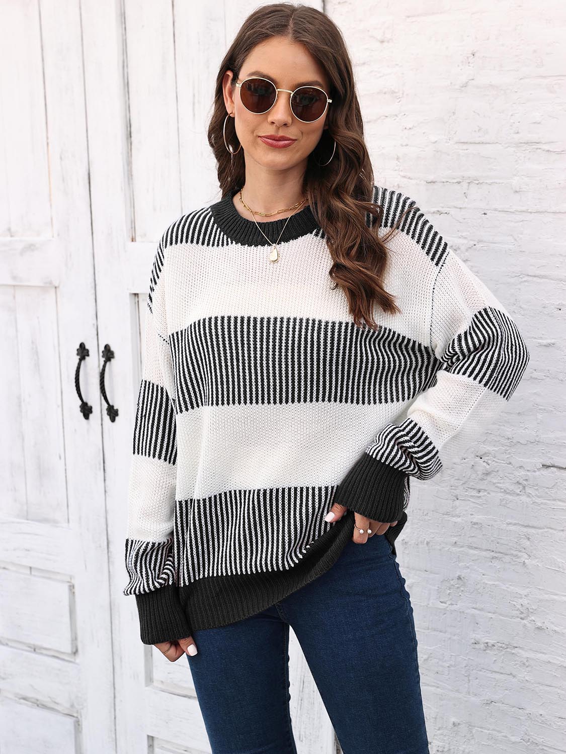 Double Stripe Sweater