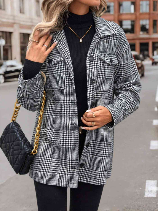 Houndstooth Button Down Jacket 1.0
