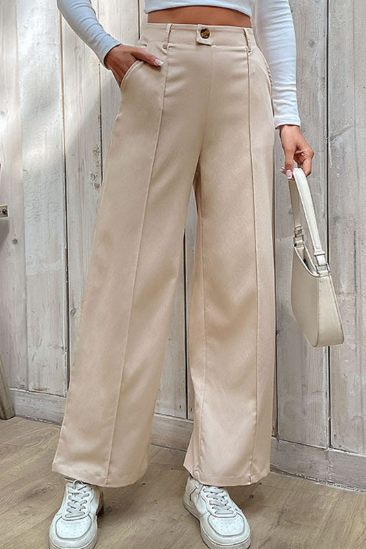 High Rise Wide Leg Pants