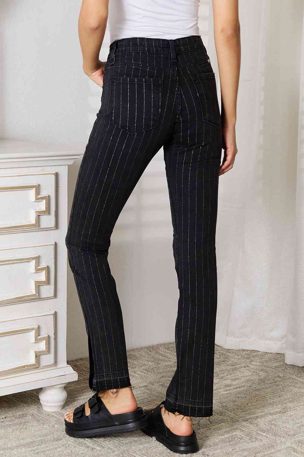 Striped Straight Leg Pants