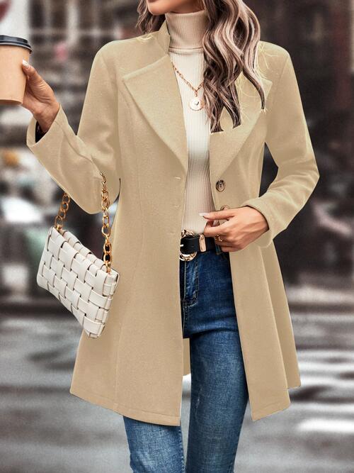 Lapel Triple Button Coat