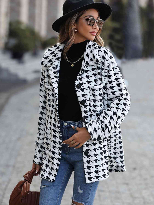 Houndstooth Button Down Jacket 2.0