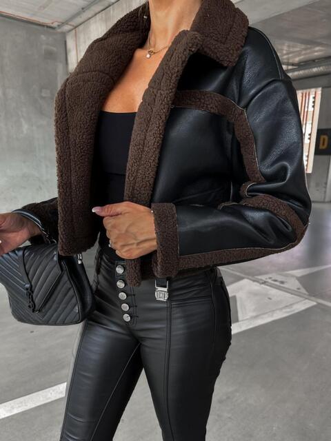 Cropped Buckle Coat