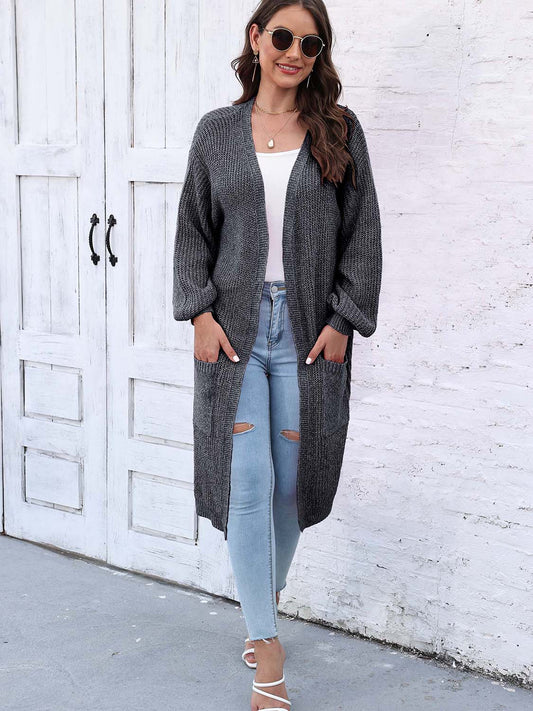 Open Front Longline Cardigan 2.0