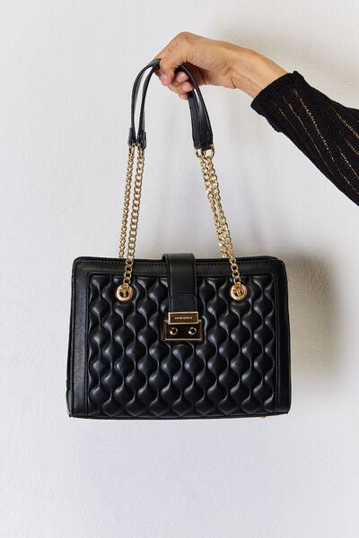 Quilted Midi Shoulder Bag