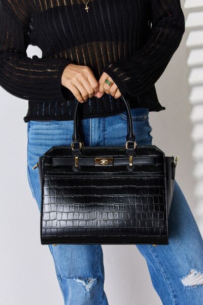 Croco Textured Tote Bag 1.0