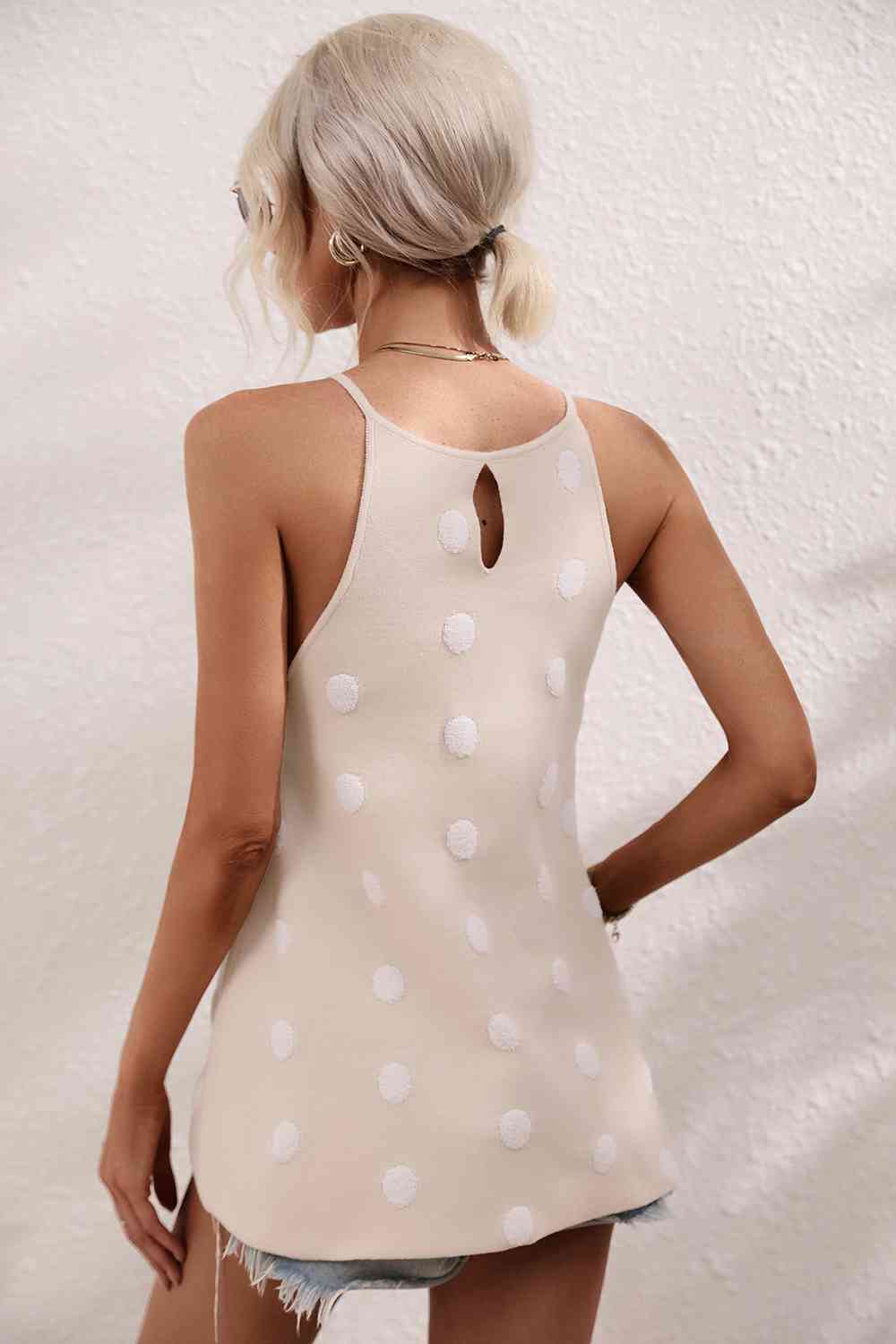 Polka Dot Knit Tank