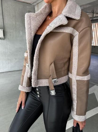 Cropped Buckle Coat