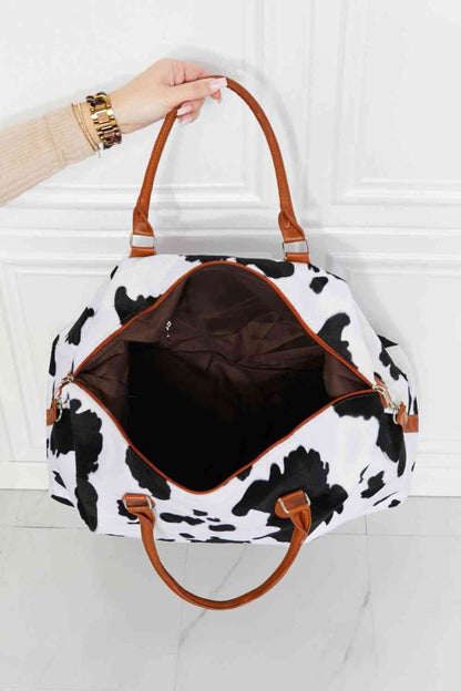 Cow Print Maxi Tote Bag