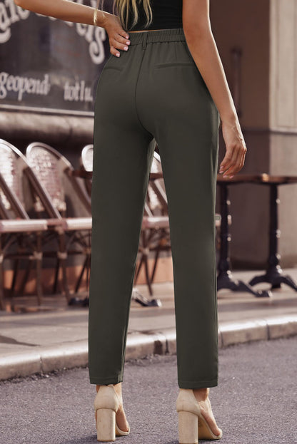 Straight Leg Ankle Length Pants