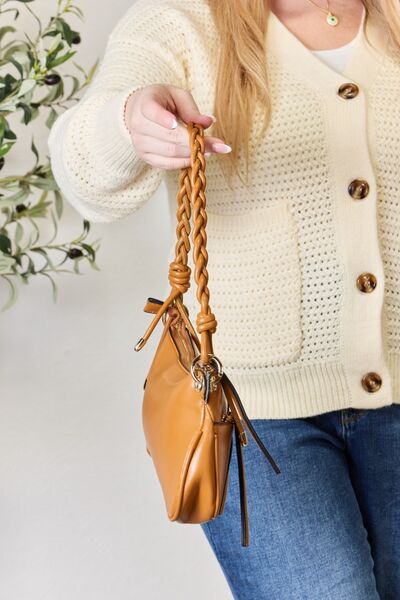 Braided Mini Shoulder Bag