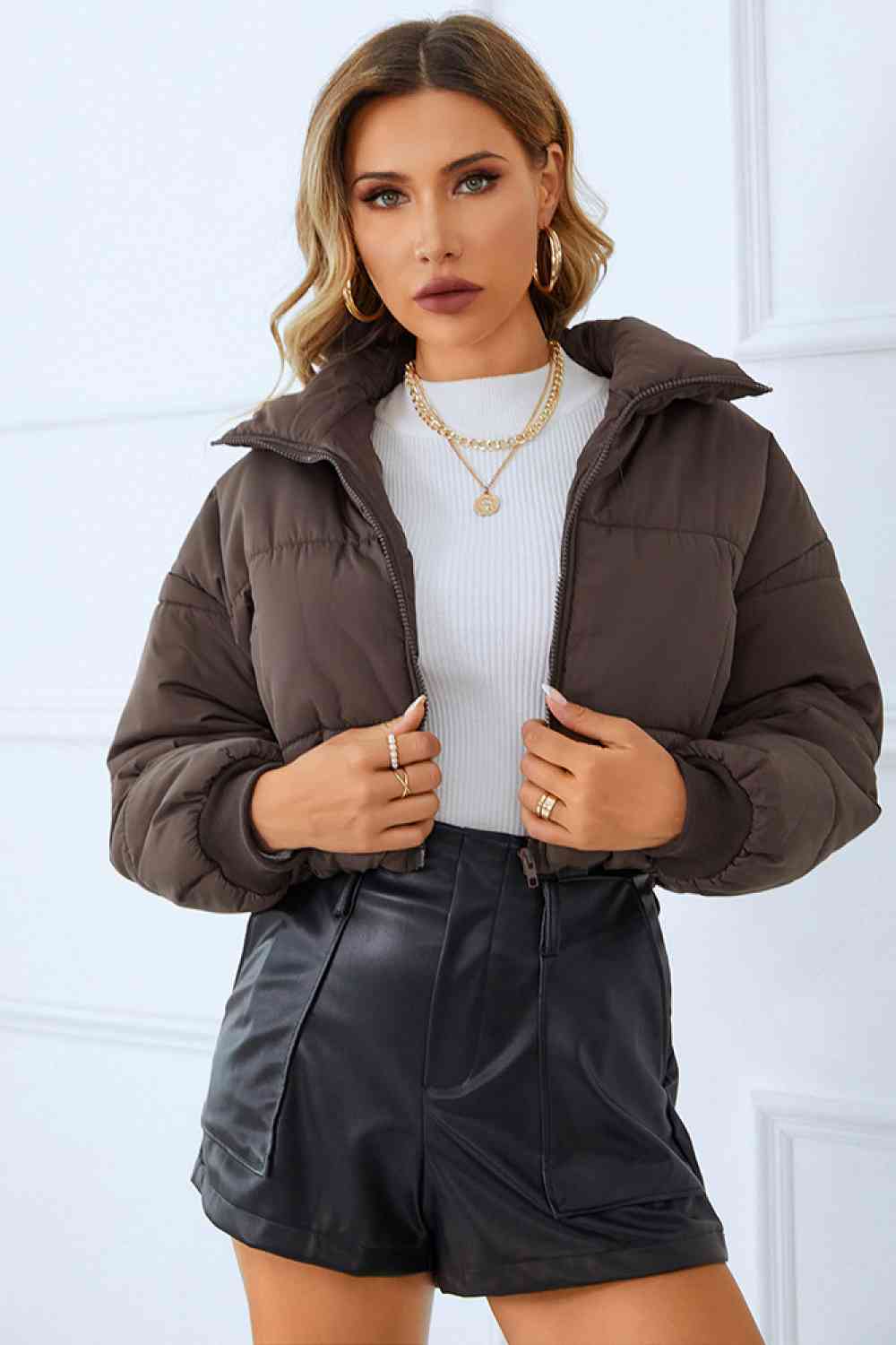 Cropped Puffer Coat 3.0