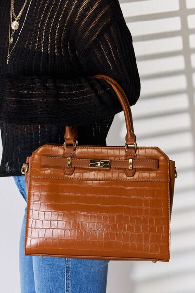 Croco Textured Tote Bag 1.0