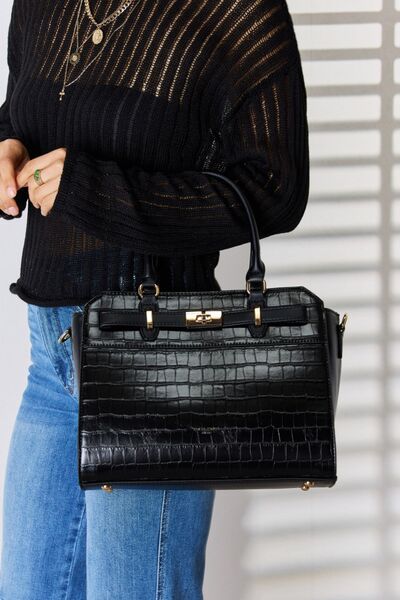 Croco Textured Tote Bag 1.0