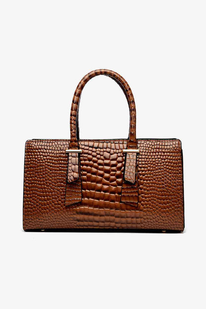 Croco Textured Tote Bag 2.0