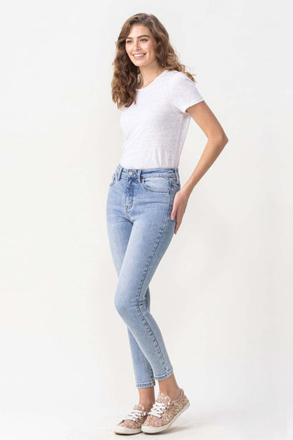 High Rise Skinny Cropped Jeans